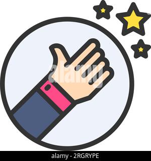 Good Feedback Icon image. Suitable for mobile application. Stock Vector
