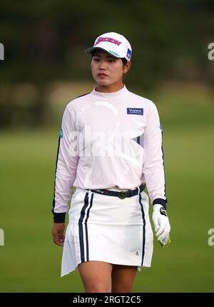 Kokona Sakurai of Japan on the 18th fairway during day two of the 2023 ...