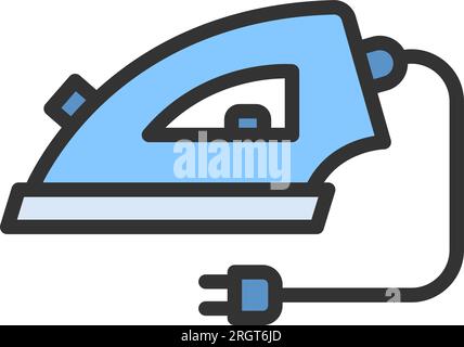 Iron Icon image. Suitable for mobile application. Stock Vector
