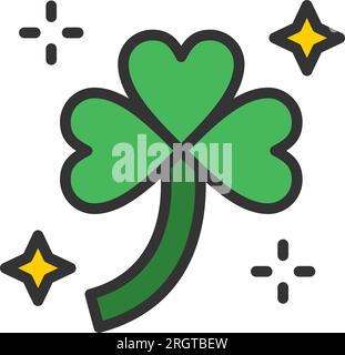 Irish Icon image. Suitable for mobile application. Stock Vector