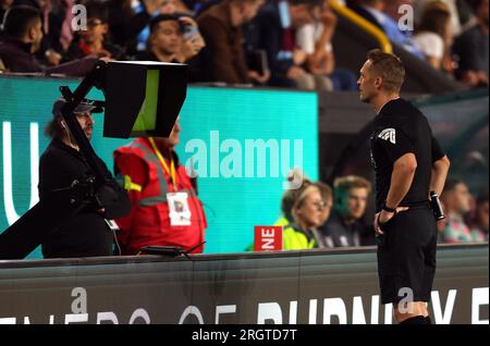 Burnley's Anass Zaroury during the Premier League match at Turf Moor,  Burnley. Picture date: Friday August 11, 2023 Stock Photo - Alamy