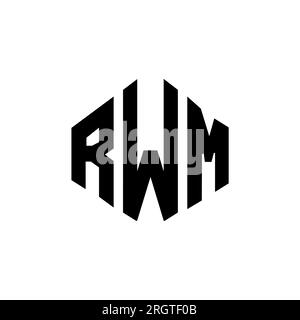 RWM, RWM logo, RWM letter, RWM polygon, RWM hexagon, RWM cube, RWM ...
