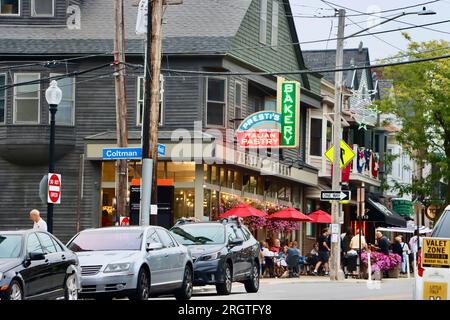 Presti's Italian Bakery and cafe on Mayfield road and Coltman street in Little Italy of Cleveland, Ohio Stock Photo