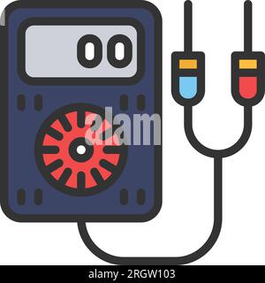 Nanometer Icon image. Suitable for mobile application. Stock Vector