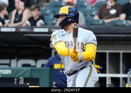 Milwaukee Brewers' Freddy Peralta throws during a spring training baseball  workout Thursday, Feb. 16, 2023, in Phoenix. (AP Photo/Morry Gash Stock  Photo - Alamy