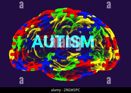 Autism, conceptual illustration Stock Photo