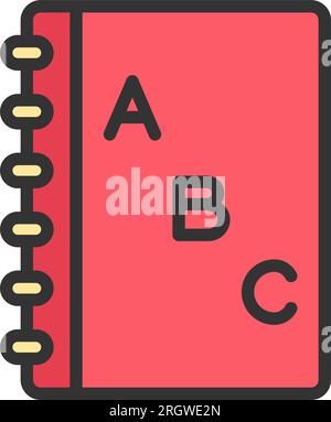 Primary Book Icon image. Suitable for mobile application Stock Vector ...