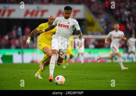 COLOGNE, GERMANY - 5 August, 2023: Davie Selke. The friendly match 1. FC. Koeln vs FC Nantes Stock Photo