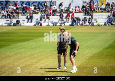 Lancashire Cricket in Blackpool 2022 Stock Photo