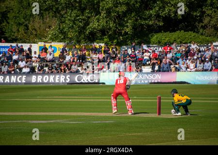 Lancashire Cricket in Blackpool 2022 Stock Photo