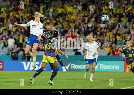Sydney, Australia, 12th Aug, 2023. England vs Colombia FIFAWWC Quarter Finals. Credit: Modo Victor Credit: Victor Modo/Alamy Live News Stock Photo