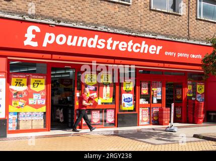 Poundstretcher shop Scunthorpe Lincolnshire England UK GB Europe Stock Photo