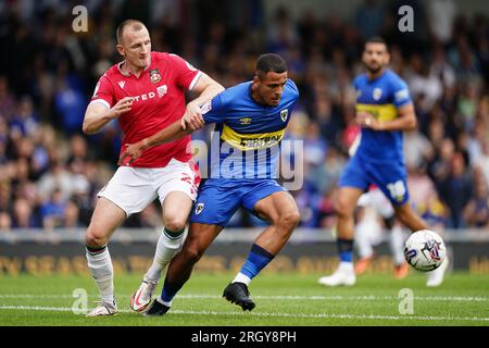 AFC Wimbledon's Ali Al-Hamadi Shoots During The Emirates FA Cup, Second ...