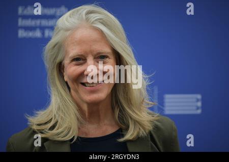 Edinburgh Scotland, UK 12 August 2023. Bonnie Gramus at the Edinburgh International Book Festival. credit sst/alamy live news Stock Photo