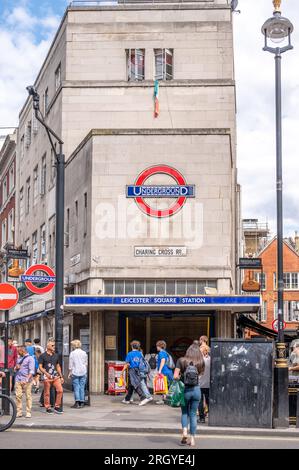 London, UK - July 19, 2023:  Charing Cross underground station in London, England. Stock Photo