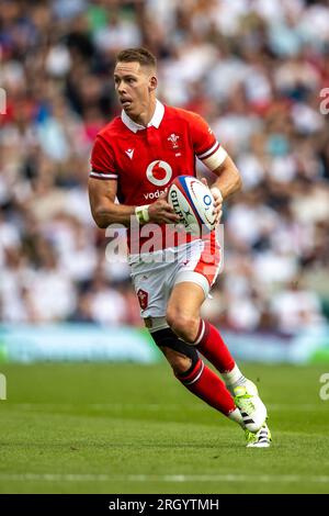 Twickenham Stadium, London, UK. 12th Aug, 2023. Summer Rugby International England versus Wales;Liam Williams of Wales Credit: Action Plus Sports/Alamy Live News Stock Photo