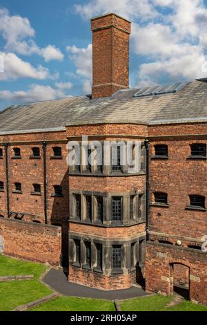 Victorian Prison in Lincoln Castle, Lincoln, Lincolnshire, England Stock Photo
