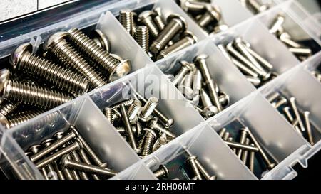 Nuts and bolts Stock Photo