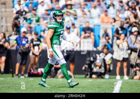 Carolina Panthers wide receiver Adam Thielen warms up before an NFL  preseason football game against the New York Jets, Saturday, Aug. 12, 2023,  in Charlotte, N.C. (AP Photo/Jacob Kupferman Stock Photo - Alamy