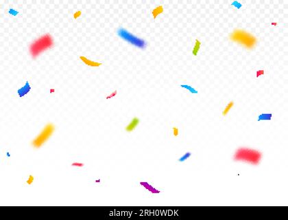 Vibrant seamless vector pattern of falling paper confetti in the colors of  the rainbow or spectrum in a festive party or holiday concept such as New  Stock Vector Image & Art 