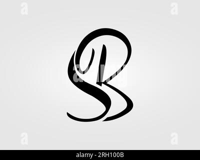 Initial SB letter Logo Design vector Template. Monogram, lettermark SB logo Design Stock Vector