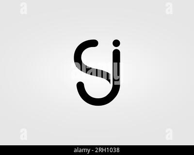 Initial SJ letter Logo Design vector Template. Monogram, lettermark SJ logo Design Stock Vector