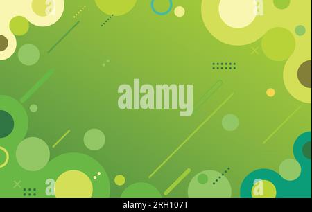 colorful abstract gradient circles background template Stock Vector