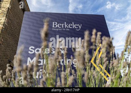 London, UK. 12th Aug, 2023. A British property developer and house-builder, The Berkeley Group Holdings plc's logo is seen in London. Credit: SOPA Images Limited/Alamy Live News Stock Photo