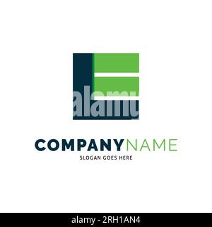 Initial Letter LE Icon Vector Logo Template Illustration Design Stock Vector