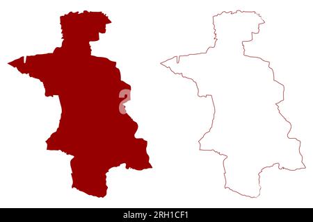 Aarau District (Switzerland, Swiss Confederation, Canton of Aargau) map ...