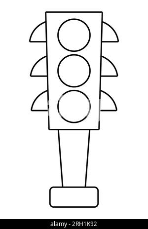 stoplight coloring page