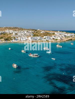 Aerial view of the turquoise waters and sandy beach of Riserva Naturale ...