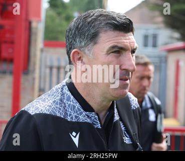 Kevin Maher manager of Southend United during National League match between Dagenham and Redbridge against Southend United at Victoria Road, Dagenham Stock Photo