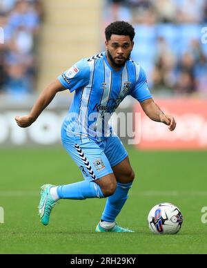 Coventry City's Jay Dasilva in action during the Sky Bet Championship ...