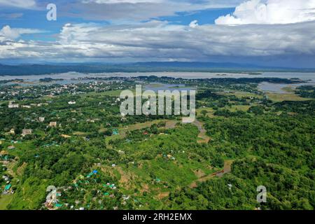 Rangamati, Bangladesh - July 26, 2023: The Bird's-eye view of Rangamati ...