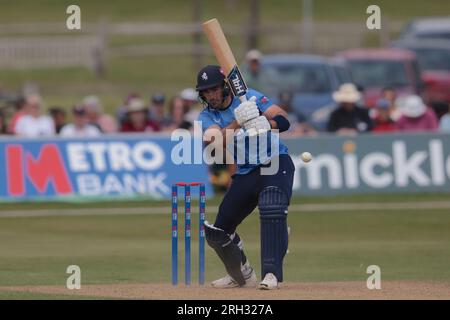 Beckenham, Kent, UK. 13th Aug, 2023. as Kent take on Middlesex in the Metro Bank One Day Cup at Beckenham. Credit: David Rowe/Alamy Live News Stock Photo
