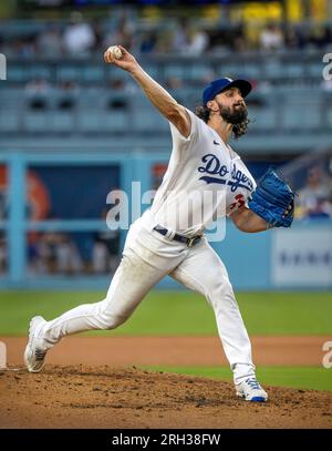 Los Angeles Dodgers' pitcher Tony Gonsolin starts his delivery against the  San Francisco Giants at Camelback Ranch in Phoenix, Arizona on March 11,  2019. The Giants defeated the Dodgers 4-1. Photo by
