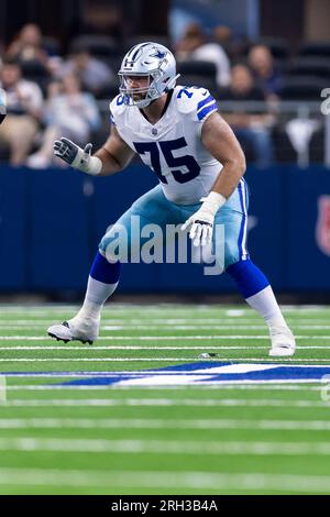 Dallas Cowboys offensive tackle Josh Ball (75) against the Denver Broncos  in the first half of an NFL football game Saturday, Aug 13, 2022, in  Denver. (AP Photo/Bart Young Stock Photo - Alamy