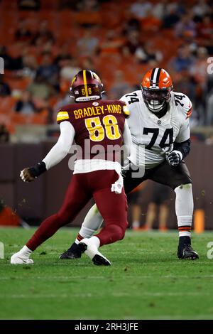 Washington Commanders defensive end Will Bradley-King (56) walks