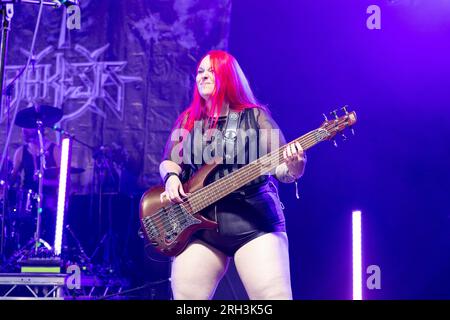 Birmingham, UK Band Dakesis, performing live at Bloodstock Open Air Festival, August 2023. Photo John Lambeth/Alamy Stock Photo