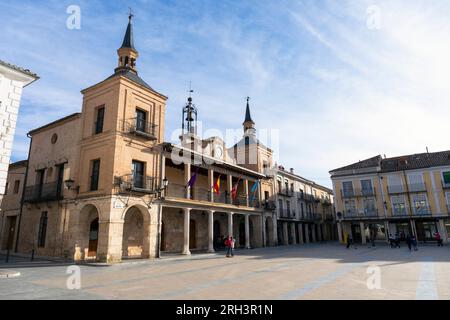 Europe, Spain, Castile and Leon, Burgo de Osma, The Town Hall of Burgo de Osma (Ayuntamiento de El Burgo de Osma) Stock Photo