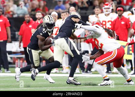 Kansas City Chiefs defensive end Malik Herring (94) during an NFL preseason  football game against the New Orleans Saints, Sunday, Aug. 13, 2023, in New  Orleans. (AP Photo/Tyler Kaufman Stock Photo - Alamy