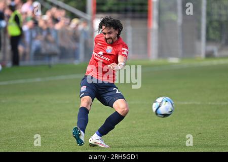 Markus SCHWABL (Unterhaching), action, single action, single image, cut out, full body shot, full figure Soccer DFB Cup 1st round, SpVgg Unterhaching - FC Augsburg 2-0 on 13.08. DFL REGULATIONS PROHIBIT ANY USE OF PHOTOGRAPHS AS IMAGE SEQUENCES AND/OR QUASI-VIDEO. ? Stock Photo