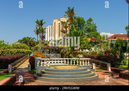 Botanical Gardens of the Melaka Sultanate Palace Museum, Malacca, Malaysia Stock Photo