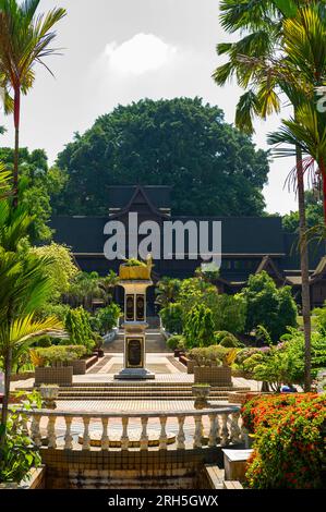 Botanical Gardens of the Melaka Sultanate Palace Museum, Malacca, Malaysia Stock Photo