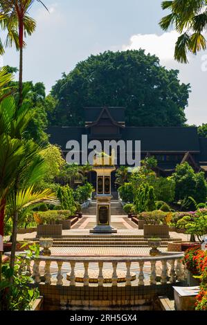 Botanical Gardens of the Melaka Sultanate Palace Museum, Malacca, Malaysia Stock Photo