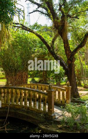 Botanical Gardens of the Melaka Sultanate Palace Museum, Malacca, Malaysia Stock Photo