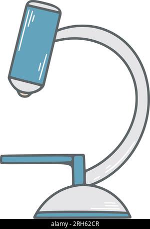 Hand drawn Microscope vector illustration Stock Vector Image & Art - Alamy
