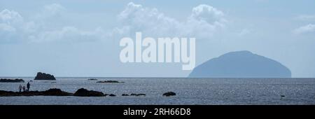 Ailsa Craig Island, Scotland Stock Photo