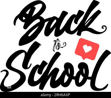back to school symbol element, vector illustration Stock Vector
